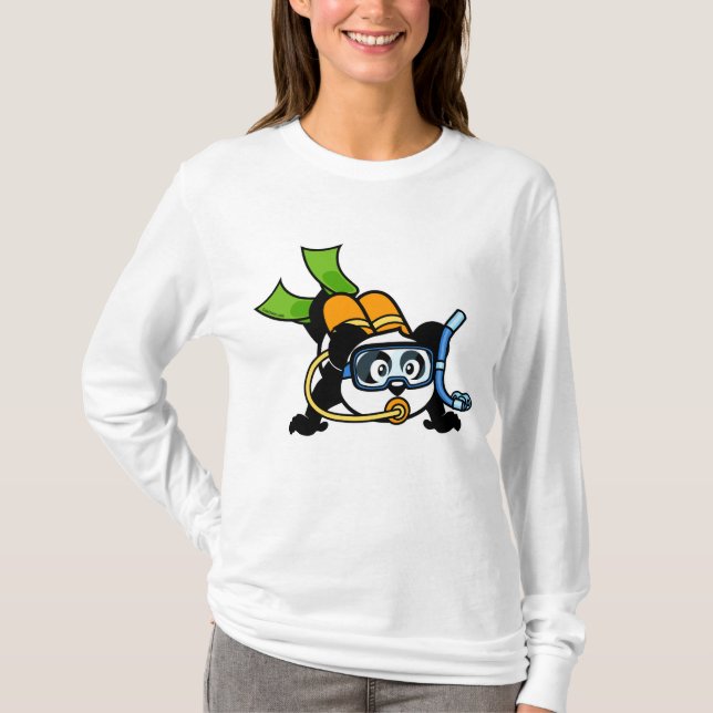 Scuba Panda T-Shirt (Front)