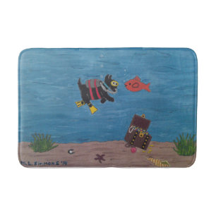 SCUBA SCOTTIE BATH MAT