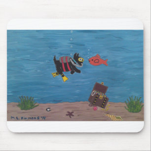SCUBA SCOTTIE MOUSE PAD