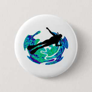 SCUBA THE DEFINE 6 CM ROUND BADGE