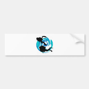 SCUBA THE HORIZON BUMPER STICKER