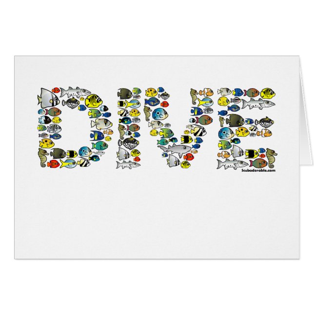 Scubadorable DIVE (Front Horizontal)