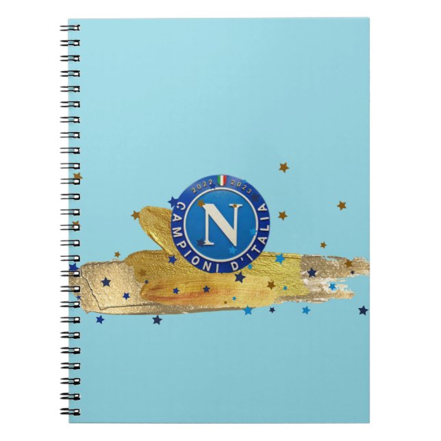 Scudetto Napoli Spiral Photo Notebook (Front)