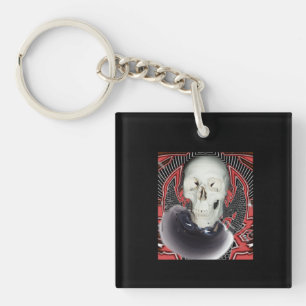Scull Key Ring