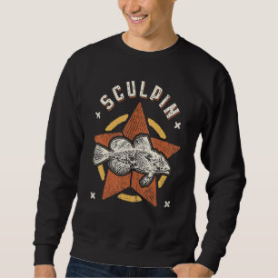 Sculpin Vintage Retro Classic Animal Sweatshirt