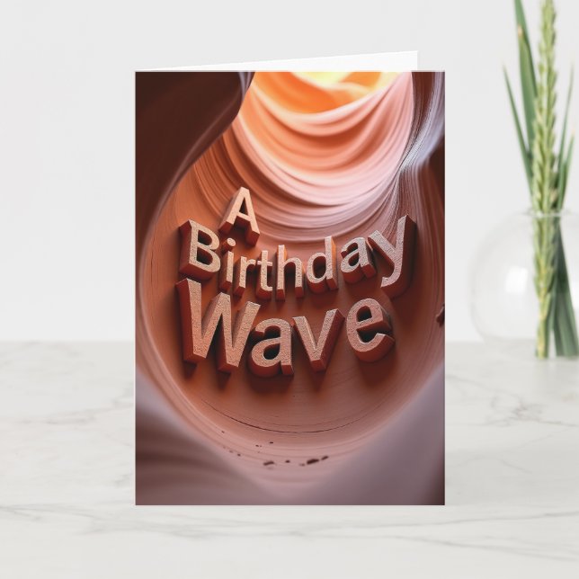 Sculpted Birthday Card (Front)
