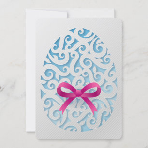 Sculpted Egg Shower Invitation