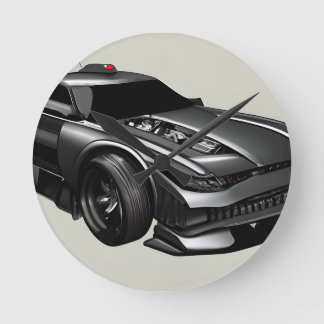 Sculpted Speed: Classic Car Enthusiast Wall Clock