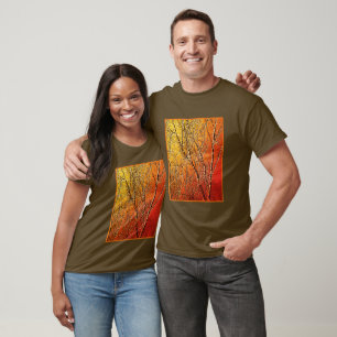 Sculpted Texture Look Bare Tree Branches Art T-Shirt