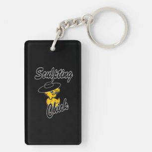 Sculpting Chick #4 Key Ring