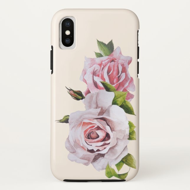 Sculptural Roses on an iPhone Case (Back)