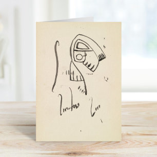 Sculptural Studies   Henri Gaudier-Brzeska Card