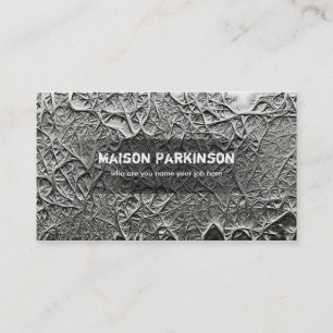sculptural texture business card