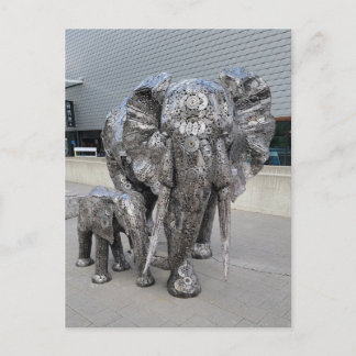 Sculpture Elephant Postcard