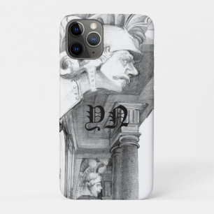 Sculpture of Burgscheidungen castle  Pencil Art iPhone 11 Pro Case