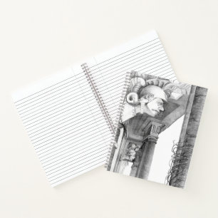 Sculpture of Burgscheidungen castle  Pencil Art Notebook
