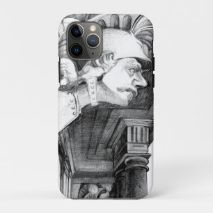 Sculpture of castle Pencil Art iPhone 11 Pro Case