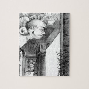 Sculpture of castle  Pencil Art Jigsaw Puzzle