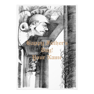 Sculpture of castle Pencil Art Photo Print