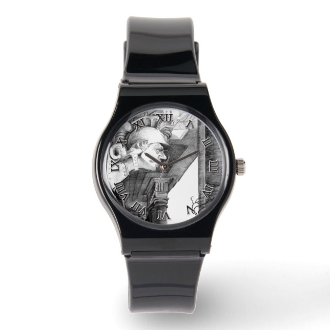 Sculpture of castle  Pencil Art Watch (Front)