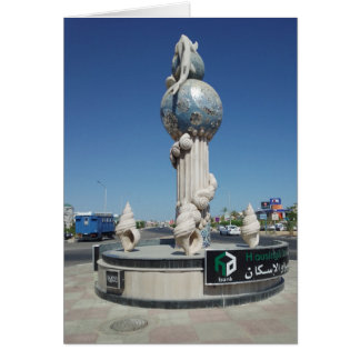 Sculpture to the marine inhabitants 