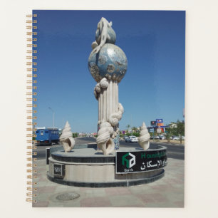 Sculpture to the marine inhabitants planner