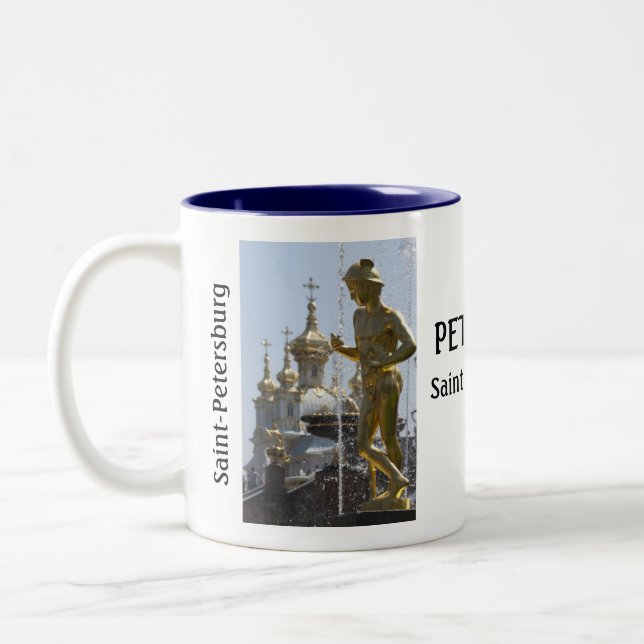 Sculpture Two-Tone Coffee Mug (Left)