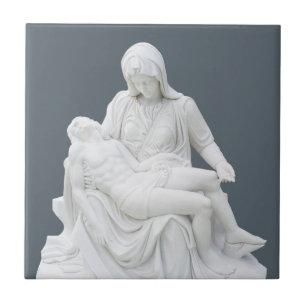 Sculptured Pieta Tile