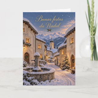 Scuol Engiadina Bunas festas da Nadal Holiday Card
