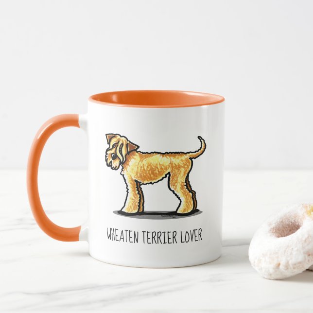 SCWT Wheaten Terrier Lover Personalised Mug (With Donut)