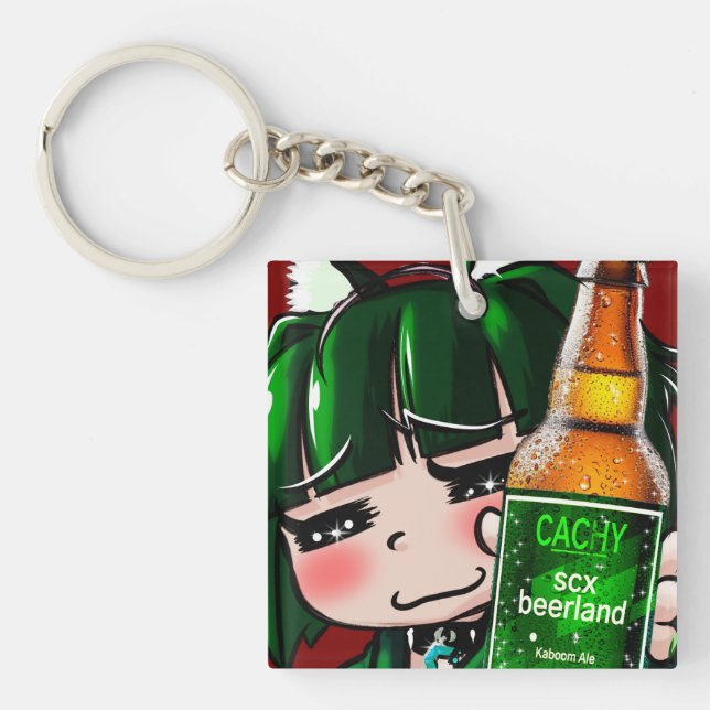 scx_beerland key ring (Front)