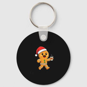 Scy And Caffeinated Coffee Men Women Gingerbread C Key Ring