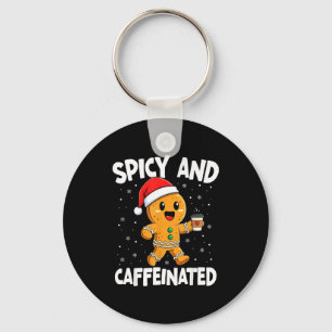 Scy And Caffeinated Coffee Women Gingerbread Chris Key Ring