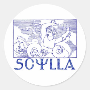 Scylla Classic Round Sticker