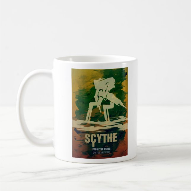 Scythe - Board Game- Minimalist Movie Poster Style Coffee Mug (Left)