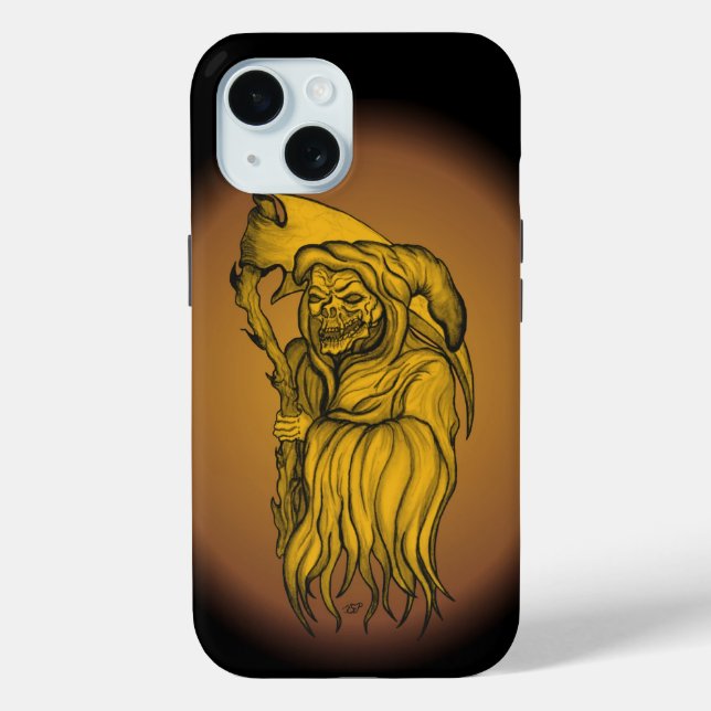 Scythe man - The Death Case-Mate iPhone Case (Back)