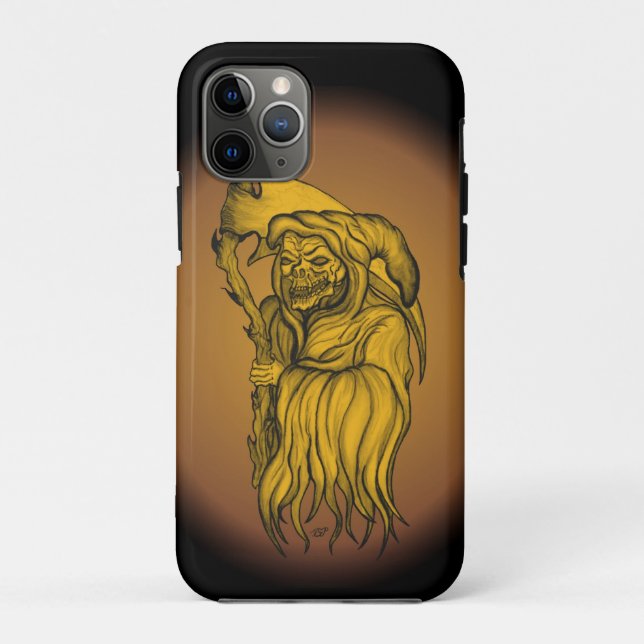 Scythe man - The Death Case-Mate iPhone Case (Back)