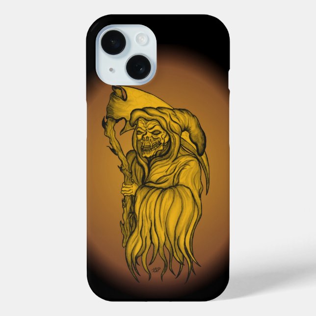 Scythe man - The Death Case-Mate iPhone Case (Back)