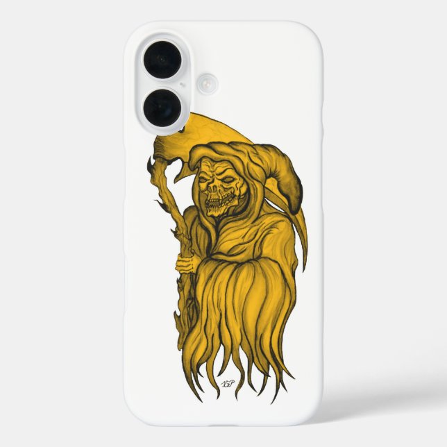 Scythe man - The Death Case-Mate iPhone Case (Back)