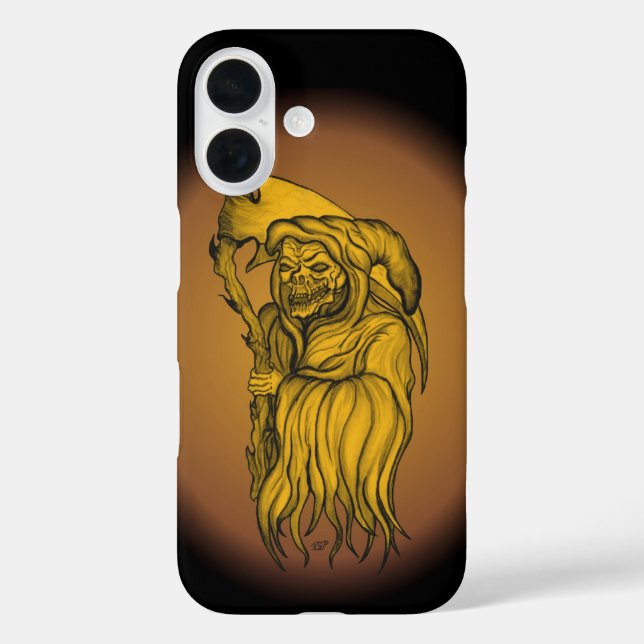 Scythe man - The Death Case-Mate iPhone Case (Back)