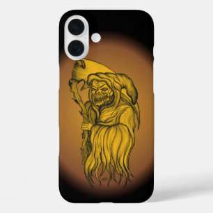 Scythe man - The Death iPhone 16 Plus Case