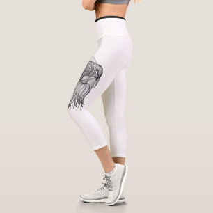 Scythe man - The Death , Grim reaper Capri Leggings