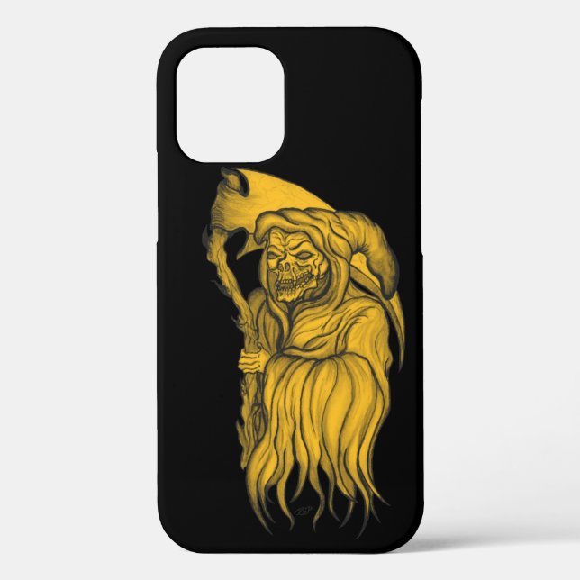 Scythe man - The Death , Grim reaper Case-Mate iPhone Case (Back)