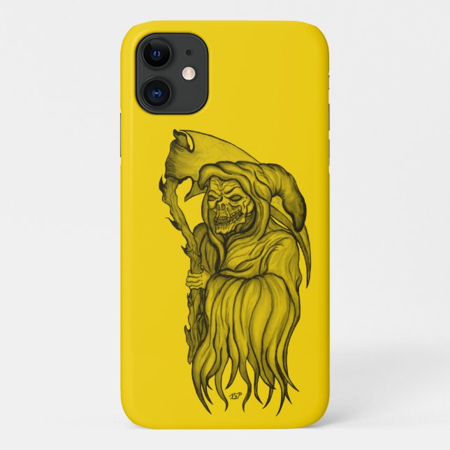 Scythe man - The Death , Grim reaper Case-Mate iPhone Case (Back)