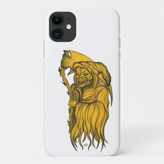 Scythe man - The Death , Grim reaper Case-Mate iPhone Case (Back)