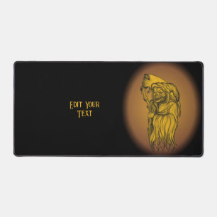 Scythe man - The Death , Grim reaper Desk Mat