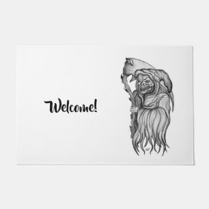 Scythe man - The Death , Grim reaper Doormat