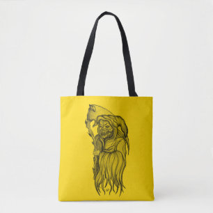 Scythe man - The Death , Grim reaper Tote Bag