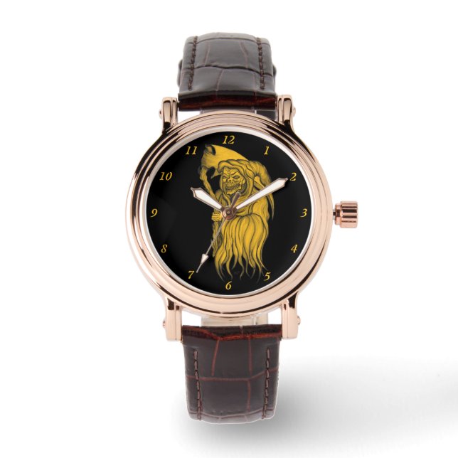Scythe man - The Death , Grim reaper Watch (Front)