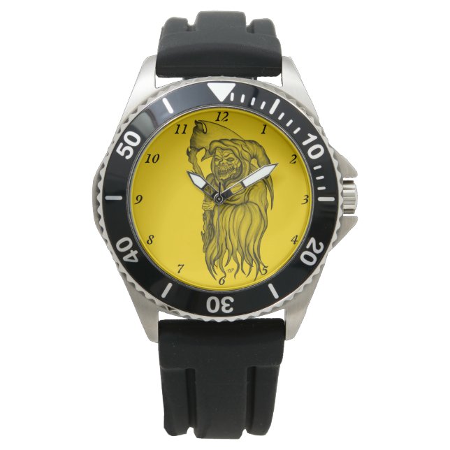 Scythe man - The Death , Grim reaper Watch (Front)